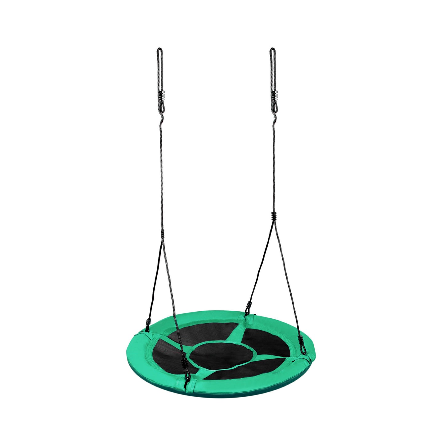 Leagan pentru copii profesional idealStore Stork's Nest, tip Cuib, Sarcina maxima 150 Kg, Diametru 95 cm, Cadru Otel, Verde