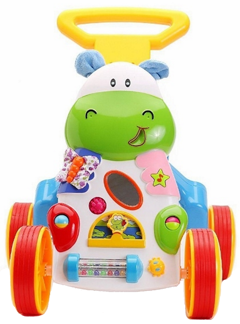 Premergator Primii Pasi Hipo, Model interactiv cu elemente educationale pentru dezvoltarea abilitatilor motorii, coordonare ochi-mana,, diversitate de activitati, sunete, melodii