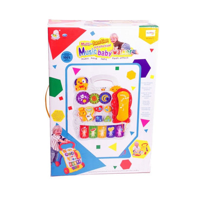 Premergator Interactiv Fun Play, Centru de activitati detasabil in limba engleza, Muzica si lumini, Forme geometrice, Multifunctional, Multicolor