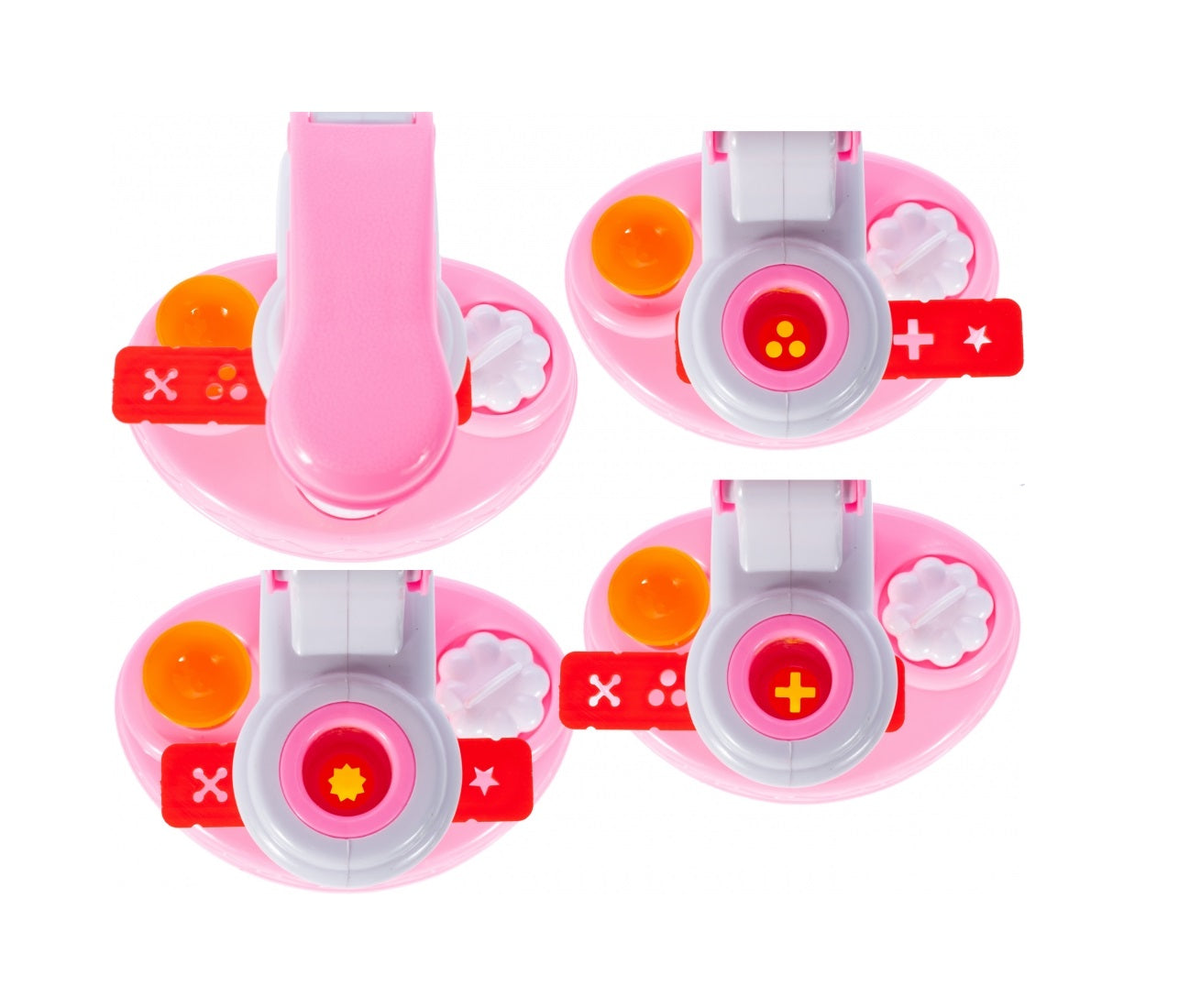 Aparat pentru fabricarea Deserturilor idealSTORE, Mica Gospodina, Dimensiune 17.5 x 11.5 x 18 cm, Dezvolta abilitatile manuale, gandirea creativa si imaginatia prin joc, Accesorizat cu elemente simbolice, Abilitatea de a amesteca cookie-urile