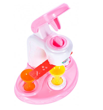 Aparat pentru fabricarea Deserturilor idealSTORE, Mica Gospodina, Dimensiune 17.5 x 11.5 x 18 cm, Dezvolta abilitatile manuale, gandirea creativa si imaginatia prin joc, Accesorizat cu elemente simbolice, Abilitatea de a amesteca cookie-urile