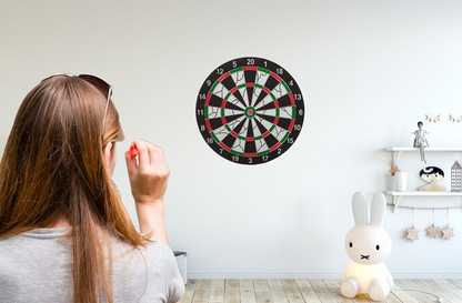 Joc idealStore Dart, 4 Sageti, Cadran cu Fata Dubla, Dezvolta Abilitati Manuale, Coordonare Mana-Ochi, Material Pluta, Dimensiune 30 cm