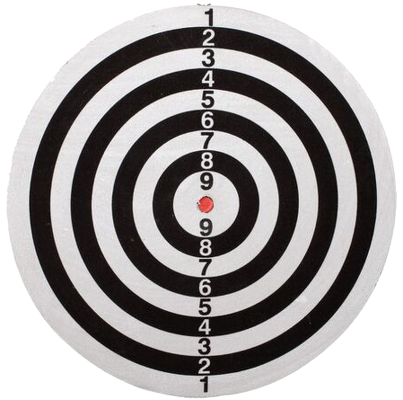 Joc idealStore Dart, 4 Sageti, Cadran cu Fata Dubla, Dezvolta Abilitati Manuale, Coordonare Mana-Ochi, Material Pluta, Dimensiune 30 cm