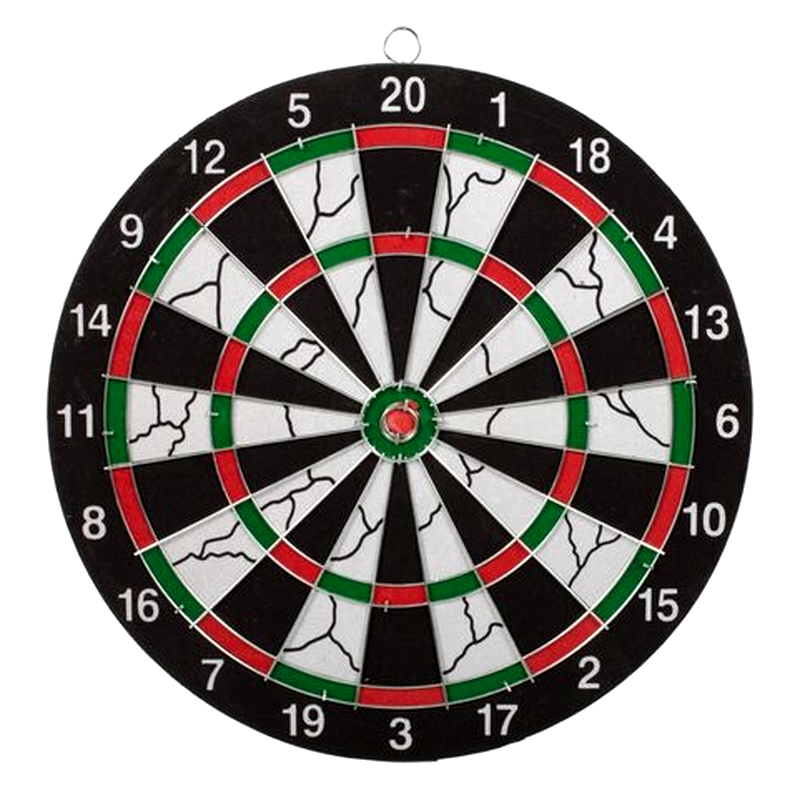 Joc idealStore Dart, 4 Sageti, Cadran cu Fata Dubla, Dezvolta Abilitati Manuale, Coordonare Mana-Ochi, Material Pluta, Dimensiune 30 cm