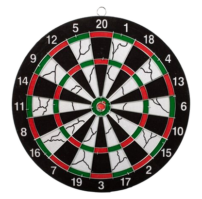 Joc idealStore Dart, 4 Sageti, Cadran cu Fata Dubla, Dezvolta Abilitati Manuale, Coordonare Mana-Ochi, Material Pluta, Dimensiune 30 cm