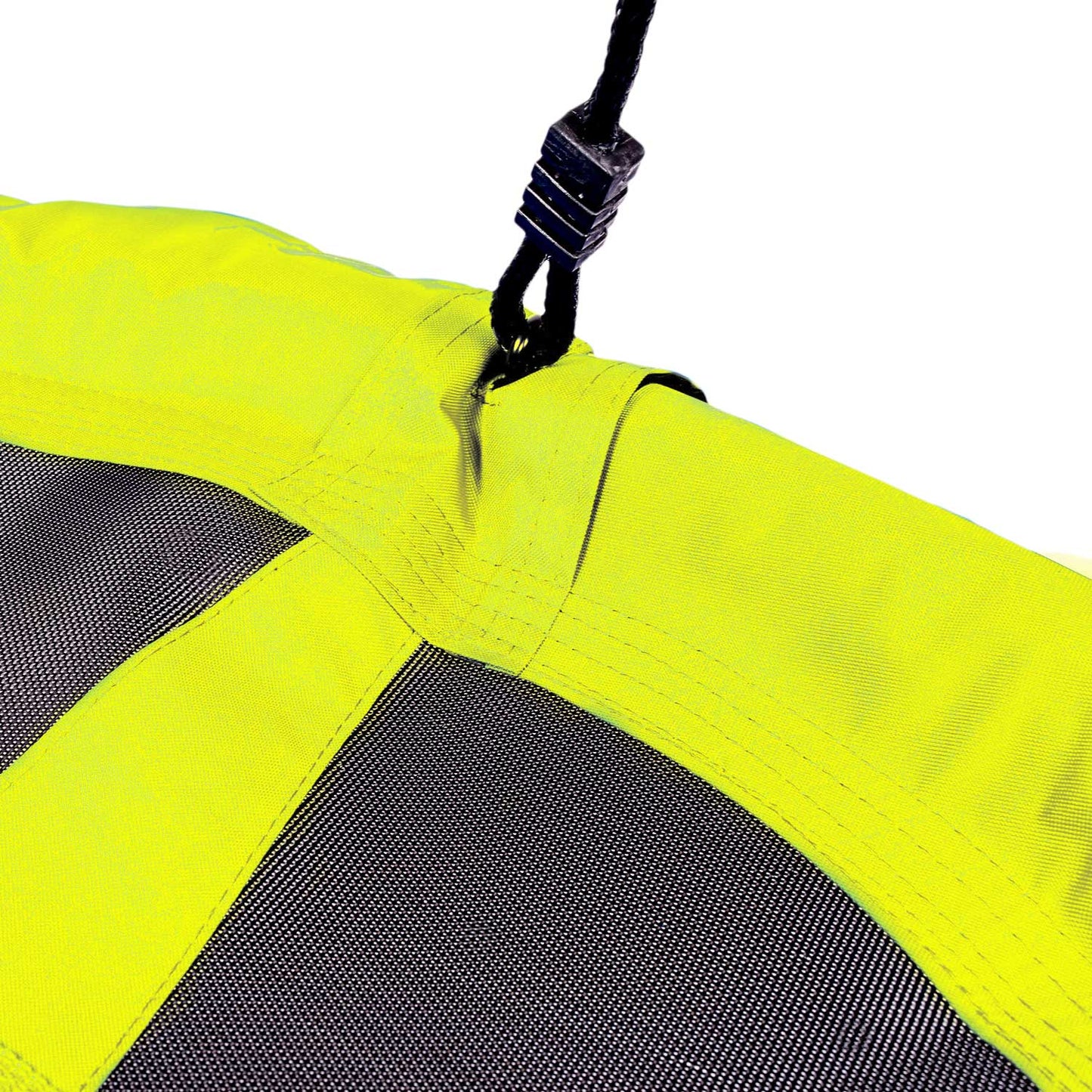 Leagan pentru copii profesional idealStore Stork's Nest, tip Cuib, Sarcina maxima 150 Kg, Diametru 95 cm, Cadru Otel, Galben