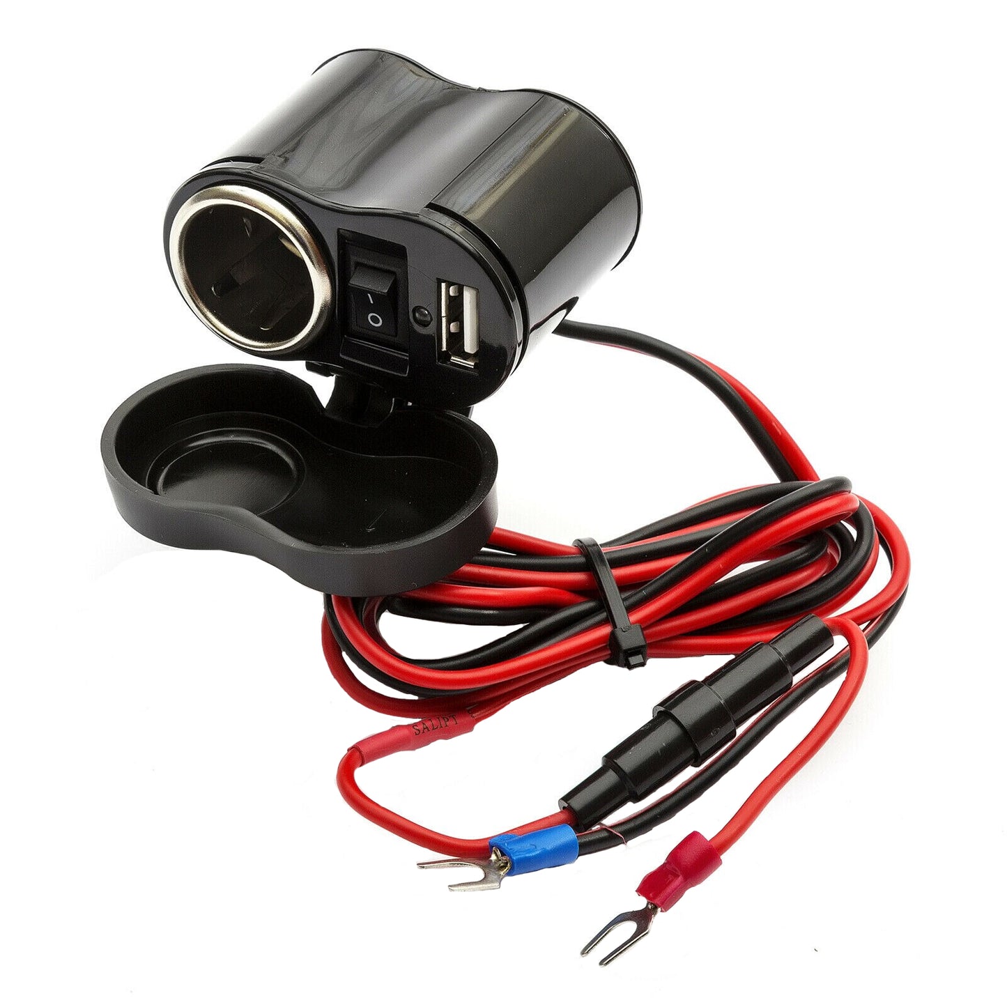 Mufa bricheta IdealSTORE cu USB moto, tensiune 12V