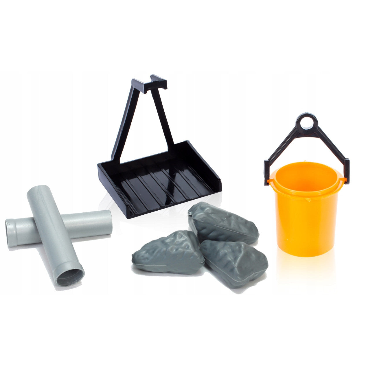 Macara cu Telecomanda idealStore Building Machine, rotatie 360, Functie de Ridicare si Coborare, Macara Mobila si Extensibila, Carlig, Cabina cu rotatie, cu accesorii de constructie incluse