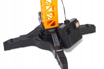 Macara cu Telecomanda idealStore Building Machine, rotatie 360, Functie de Ridicare si Coborare, Macara Mobila si Extensibila, Carlig, Cabina cu rotatie, cu accesorii de constructie incluse