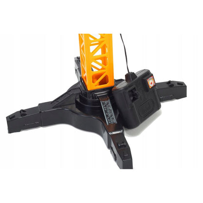 Macara cu Telecomanda idealStore Building Machine, rotatie 360, Functie de Ridicare si Coborare, Macara Mobila si Extensibila, Carlig, Cabina cu rotatie, cu accesorii de constructie incluse