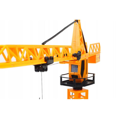 Macara cu Telecomanda idealStore Building Machine, rotatie 360, Functie de Ridicare si Coborare, Macara Mobila si Extensibila, Carlig, Cabina cu rotatie, cu accesorii de constructie incluse