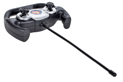 Macara interactiva cu telecomanda idealSTORE, Dimensiuni 25 x 8 x 15 cm, Control la distanta, 4 Canale, Viraj stanga/dreapta, Mers inainte/inapoi, Cabina se roteste manual 360 de grade