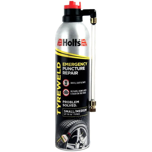 Spray pana, reparat anvelope Holts, pana la 16', 400ml, Tyrewelds Emergency Puncture Repair Small/Medium Tyres