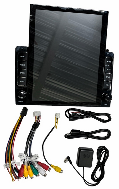 Navigatie Universala idealStore Tesla Style, Touchscreen, Conectare Bluetooth, Microfon integrat, 32 GB memorie, ecran 9.7 inch