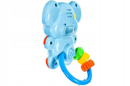 Jucarie Interactiva Pentru Bebelusi Blue Elephant idealStore, Multicolora, Lumina Interactiva Rosie, Diverse Melodii Si Zgomote, Jucarie Interactiva, Dezvolta Abilitati Senzoriale