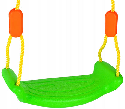 Leagan Stil Bancuta Cool Swing idealStore Verde, Scaun Confortabil, Franghii Rezistente, Inaltime Reglabila, Aspect Atractiv Culori Vii