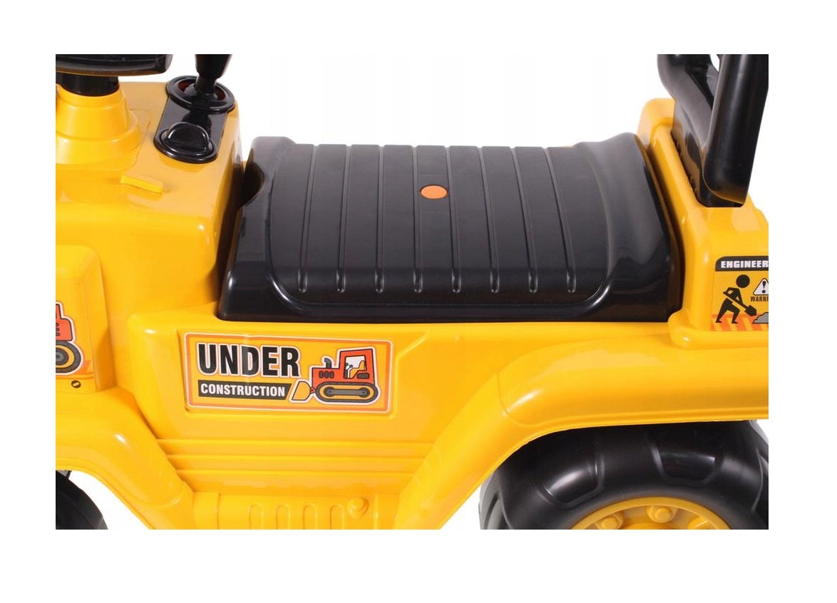 Masinuta Interactiva 3 in 1 idealSTORE FIRE CONSTRUCT, Echipata cu functie de Excavator si Olita, Accesorizata cu Volan si Manete pentru a spori jocul de rol