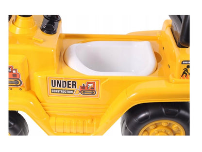 Masinuta Interactiva 3 in 1 idealSTORE FIRE CONSTRUCT, Echipata cu functie de Excavator si Olita, Accesorizata cu Volan si Manete pentru a spori jocul de rol