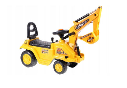 Masinuta Interactiva 3 in 1 idealSTORE FIRE CONSTRUCT, Echipata cu functie de Excavator si Olita, Accesorizata cu Volan si Manete pentru a spori jocul de rol