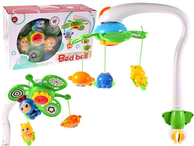 Carusel Interactiv IDL Animalutele Vesele , pentru patul bebelusului sau carucior, ideal pentru linistea bebelusului tauCarusel Interactiv IDL Animalutele Vesele, MUZICA, pentru patul bebelusului sau carucior, ideal pentru linistea bebelusului tau