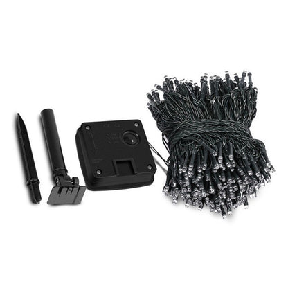 Instalatie IDL cu panou solar, 100 led-uri cu lumina calda pentru a creea un mediu ambiental calduros si primitor, Controler exterior cu 8 functii si Grad de protectie IP44