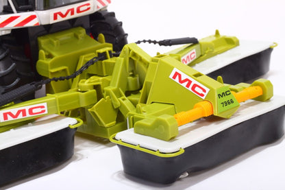 Combina tripla de recoltat idealStore MC Recolt Farm cu 3 brate, 44 cm, alb si verde