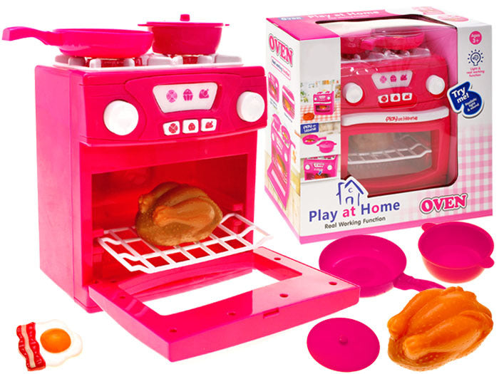 Centru de activitati interactiv Micul Bucatar ,Cuptor cu diverse accesorii si sunete pentru o distractie garantata in bucatarie , Multicolor