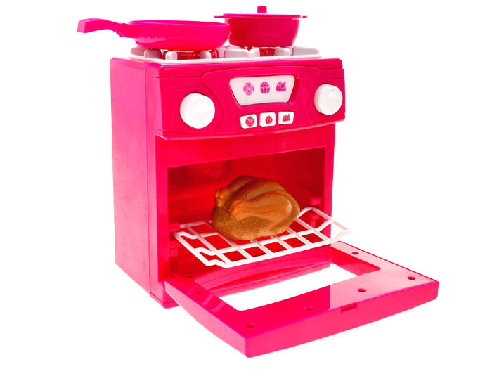 Centru de activitati interactiv Micul Bucatar ,Cuptor cu diverse accesorii si sunete pentru o distractie garantata in bucatarie , Multicolor