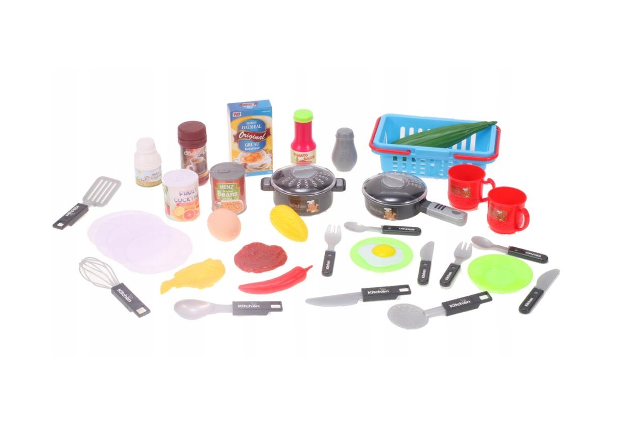 Bucatarie MULTIFUNCTIONALA Little Chef, 72 cm inaltime, Dotata cu accesorii simbolice, Cuptor pentru gatit, Masina de spalat vase, Lumini si sunete pentru dezvoltarea abilitatilor de gatire a micutilor, Multicolora