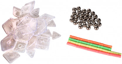 Puzzle idealStore Magnetic, Multicolor, Stimulativ, Compus din 84 piese, Dezvolta Abilitatile Manuale, Gandirea Spatiala