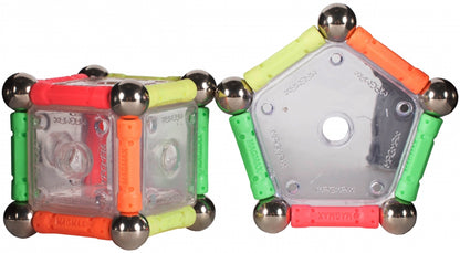 Puzzle idealStore Magnetic, Multicolor, Stimulativ, Compus din 84 piese, Dezvolta Abilitatile Manuale, Gandirea Spatiala