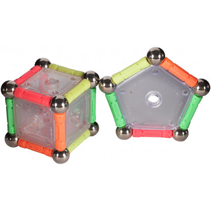 Puzzle idealStore Magnetic, Multicolor, Stimulativ, Compus din 84 piese, Dezvolta Abilitatile Manuale, Gandirea Spatiala