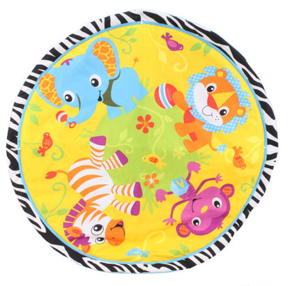 Covoras Interactiv cu centru de activitati La Joaca, Pentru bebelusi, 4 Brate cu accesorii diferite pentru distractia micutului, ideal pentru dezvoltarea ABILITATILOR MOTORII, IMAGINATIEI SI SIMTURILOR