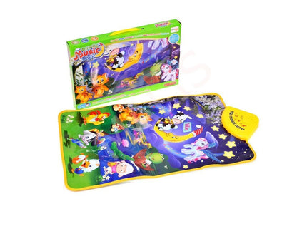 Covoras Educational Interactiv IDL La Joaca , Pentru bebelusi , 7 tipuri de sunete de animale , Melodii , Luminite