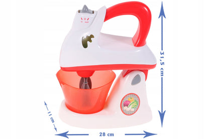 Mixer de jucarie idealStore Mixer Cook, cu sunet specific si lumini, rotire, functie Pulse, mod manual si automat