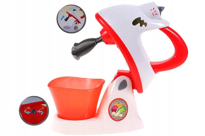 Mixer de jucarie idealStore Mixer Cook, cu sunet specific si lumini, rotire, functie Pulse, mod manual si automat