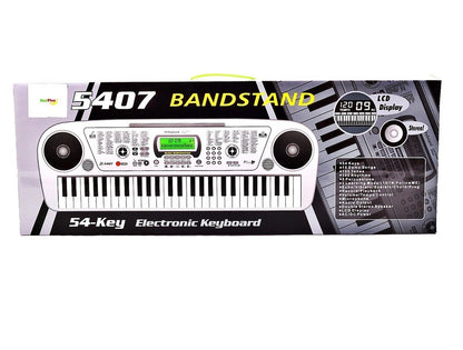 Orga muzicala cu Microfon IDL Maggie World, Echipata cu 54 de clape, Boxe stereo si un Ecran LCD, O multime de functii multimedia, Posibilitatea de a conecta casti sau boxe externe, Un instrument pentru copii interesati de lumea muzicii