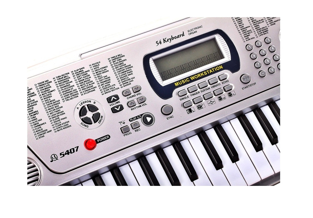 Orga muzicala cu Microfon IDL Maggie World, Echipata cu 54 de clape, Boxe stereo si un Ecran LCD, O multime de functii multimedia, Posibilitatea de a conecta casti sau boxe externe, Un instrument pentru copii interesati de lumea muzicii