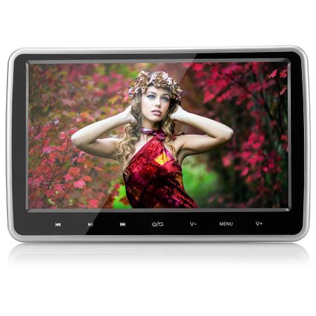 Monitor tetiera HD, Premium, Ecran tactil LCD TFT LCD de 10,1 inch, diagonala 10.1 inch, 12V, slot usb, card SD, design elegant