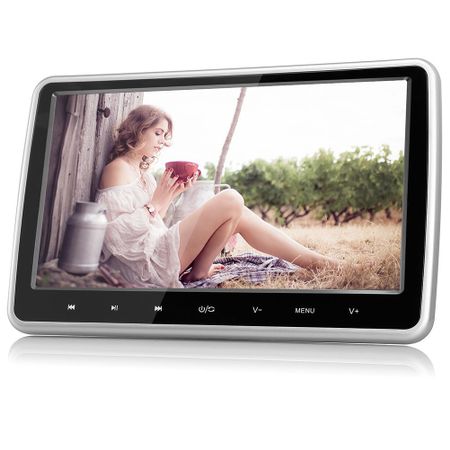 Monitor tetiera HD, Premium, Ecran tactil LCD TFT LCD de 10,1 inch, diagonala 10.1 inch, 12V, slot usb, card SD, design elegant