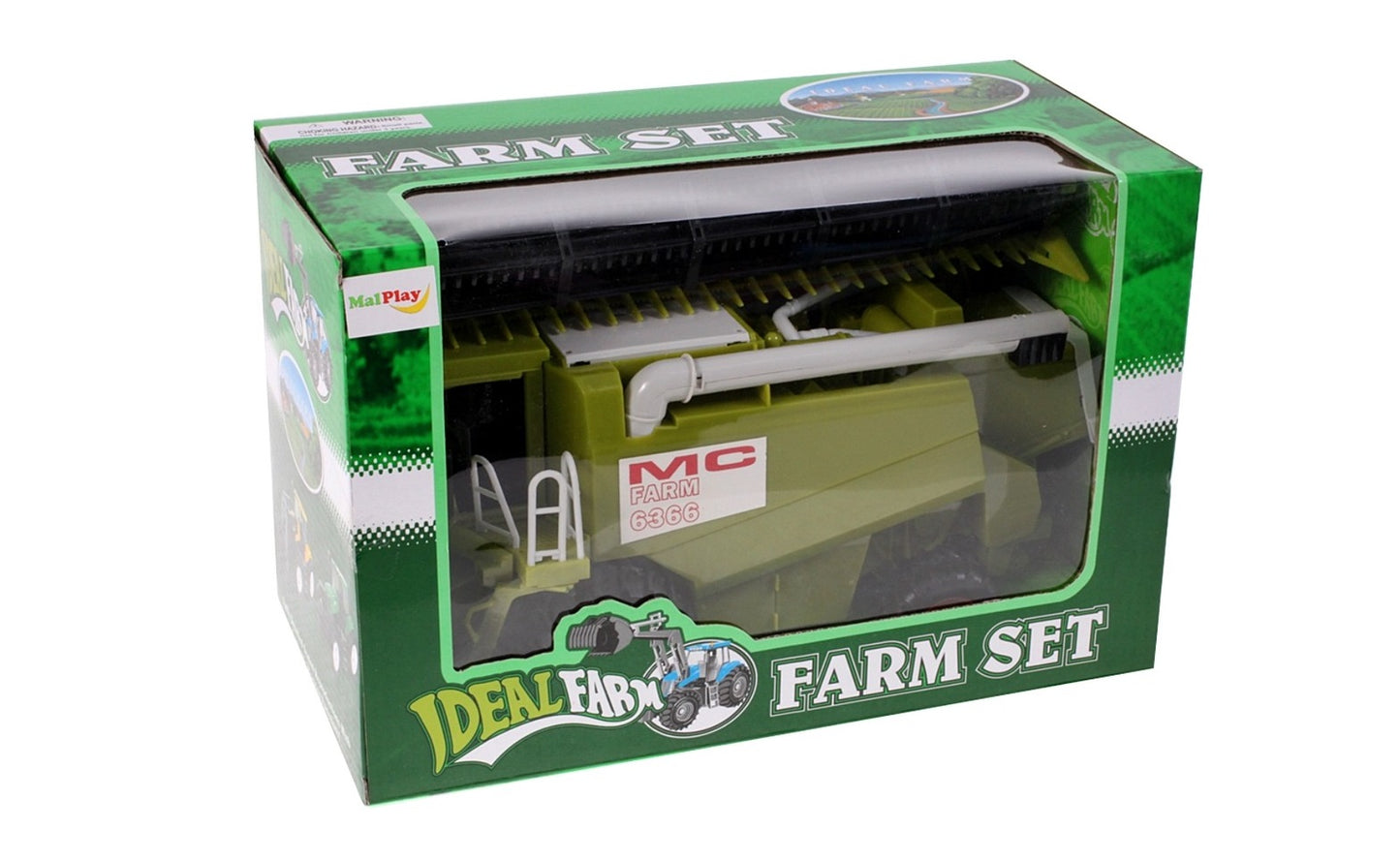 COMBINA Agricola IDL MC FARM, Editie 2019, Combina distractia cu elementele unui joc interesant de FERMIER, Prevazuta cu accesorii in miscare pentru un plus de amuzament, Culoare-Verde