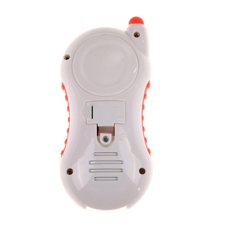 Telefon interactiv pentru copii IDL, THE FIRST ALO, Dimensiuni 14.5 x 6.0 x 5.0 cm, Accesorizat cu sunete si melodii, Echipat cu clapeta pliabila, Design modern in culori ce atrag atentia