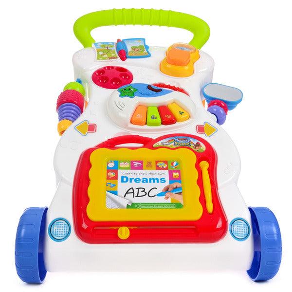 Premergator Interactiv IDL Primul Pas 3 in 1 2018, ajuta dezvoltarea abilitatilor motorii, coordonarea ochi-mana- sunet, diversitate de activitati in limba engleza