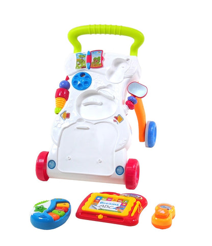 Premergator Interactiv IDL Primul Pas 3 in 1 2018, ajuta dezvoltarea abilitatilor motorii, coordonarea ochi-mana- sunet, diversitate de activitati in limba engleza