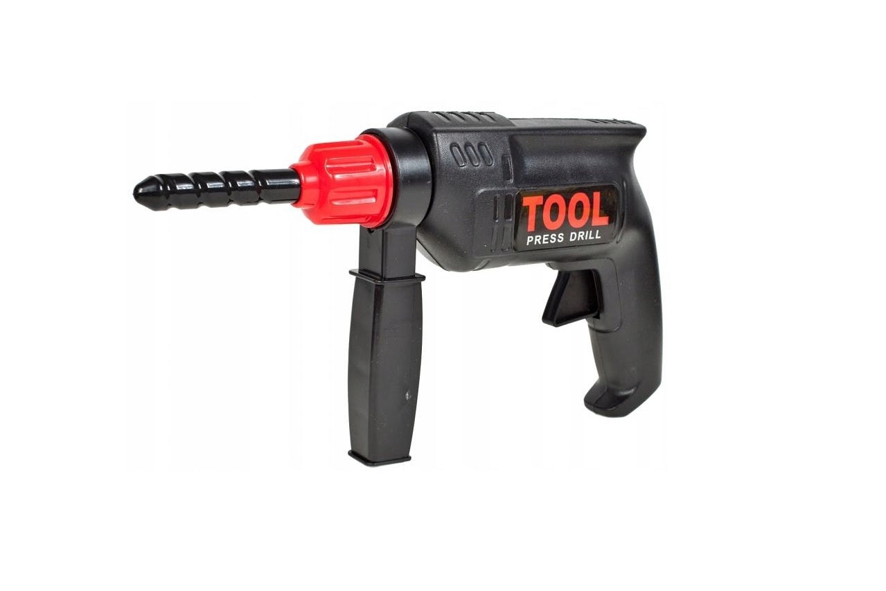 Trusa de Bricolaj idealStore ToolToys, cu Bormasina, Ciocan, Ustensile de Strangere si Filetare, Ciocan, Chei, Surubelnite, Dezvolta Creativitatea si Simturile Practice, Multicolor