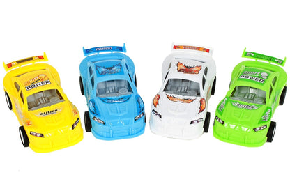 Camion Interactiv cu Remorca si 4 Masini IDL, Fulger M, Scara 1:16, Dimensiuni 37.0 x 16.0 x 9.0 cm, Dotat cu rampa ce ofera posibilitatea manevrarii masinutelor si descoperirea distractiei