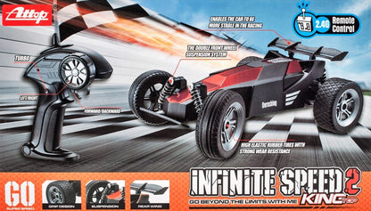 Masina RC, MalPlay, cu Baterii, Formula de Viteza 18 km/h, Functie Turbo, 8 Ani +