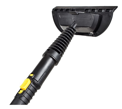 Aparat Multifunctional de Curatat cu Aburi Quick Cleaning idealSTORE, Include 2 Capete de mop din Microfibra, Putere 1050 W, Capacitate Rezervor 380 ml, Presiune 3- 4,5 Bar, Negru-Galben