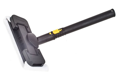 Aparat Multifunctional de Curatat cu Aburi Quick Cleaning idealSTORE, Include 2 Capete de mop din Microfibra, Putere 1050 W, Capacitate Rezervor 380 ml, Presiune 3- 4,5 Bar, Negru-Galben