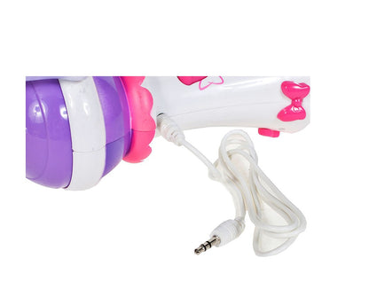 Microfon de Jucarie idealSTORE, MAGICAL Minnie Song, Echipat cu butoane functionale ce garanteaza distractia, Efectele de iluminare ale microfonului vor adauga un plus de bucurie, Culorile atractive stimuleaza perceptia